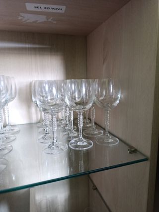48 Vasos Cristal Transparente de bohemia