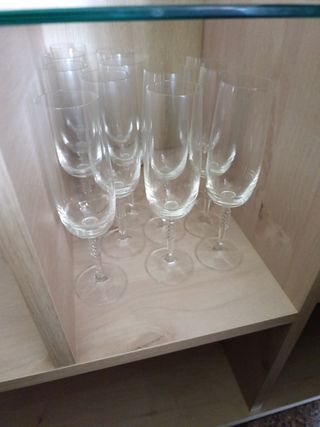 48 Vasos Cristal Transparente de bohemia