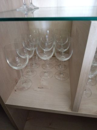 48 Vasos Cristal Transparente de bohemia