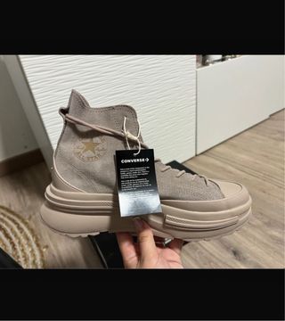 Converese Piel Run Stars Beige