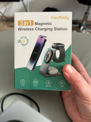 Cargador inalámbrico 3 en 1