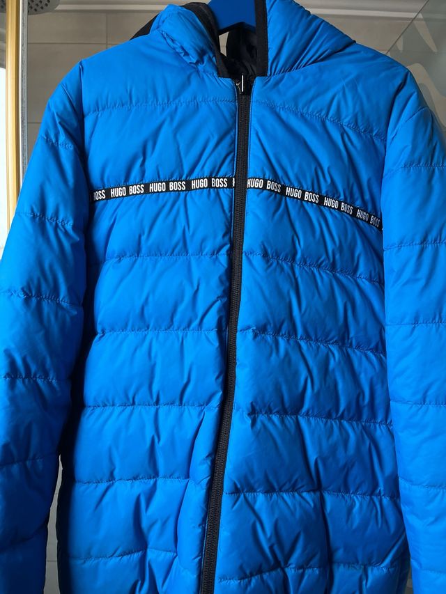 Chaqueta Plumas Hugo boss reversible 12 años
