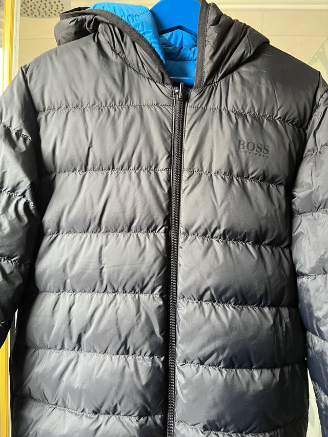 Chaqueta Plumas Hugo boss reversible 12 años