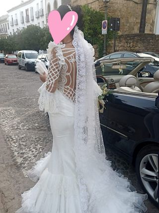 Vestido novia blanco - Diseño exclusivo, SIMOF