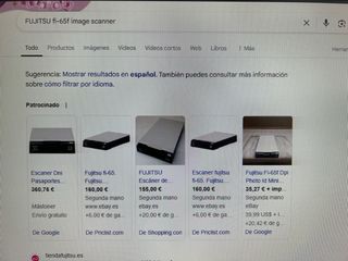 Fujitsu fi-65F: Escáner imágenes - NUEVO