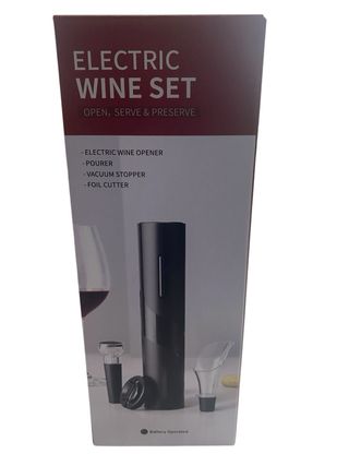 Set apribottiglie elettrico