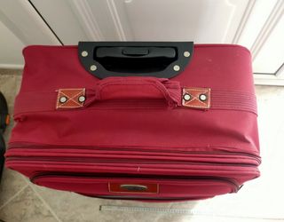 Maleta Grande Rojo Burdeos - Viajes, Vacaciones