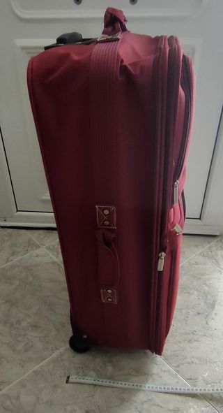 Maleta Grande Rojo Burdeos - Viajes, Vacaciones