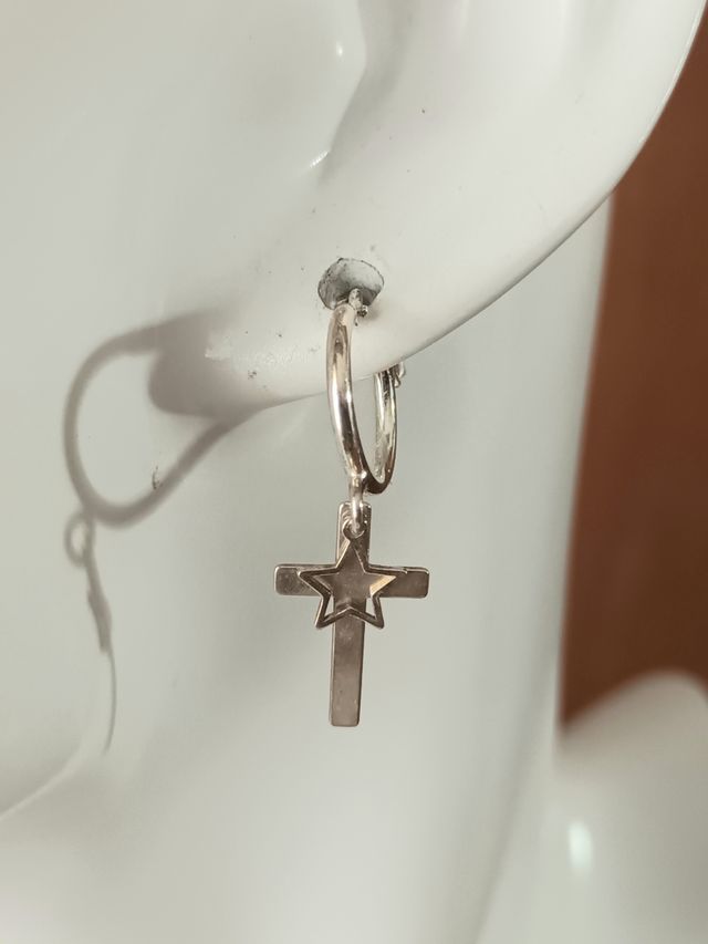 Pendientes de aro de plata