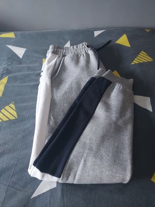 Pantalones chándal Jack&Jones gris-negro