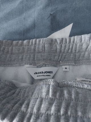 Pantalones chándal Jack&Jones gris-negro