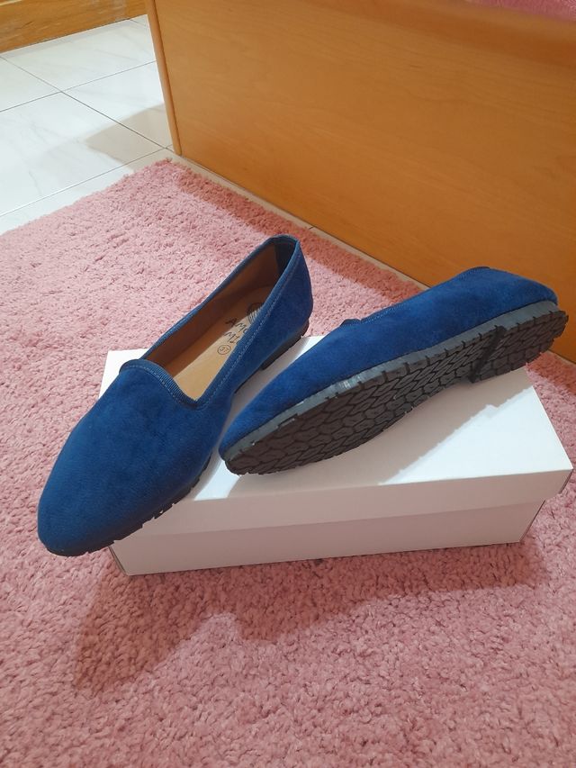 Manoletina slipers mujer piel