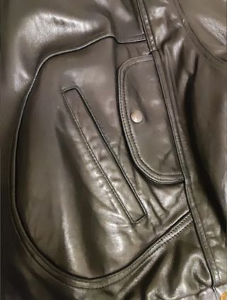 Chaqueta cazadora piel cuero como NUEVA 
