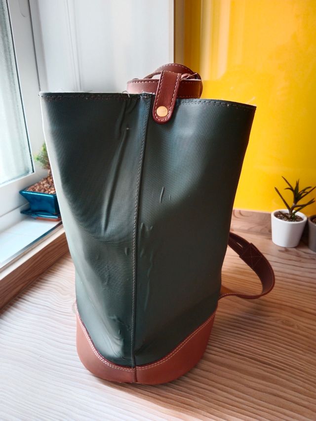 Bolso TANO verde y marrón