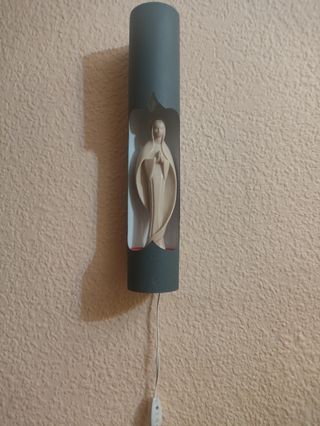 Lampara Virgen Maria vintage