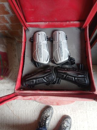 Espinilleras fútbol: 2 pares