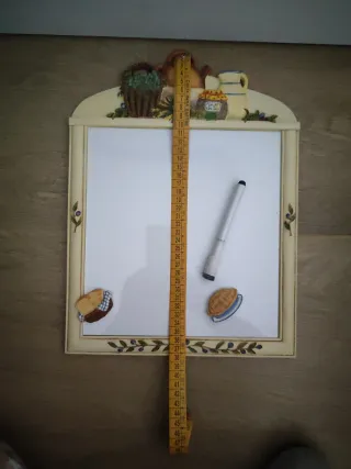 Pizarra decorativa para cocina