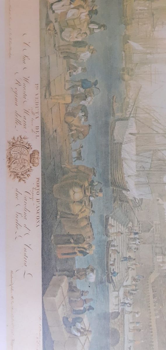 Lámina antigua enmarcada