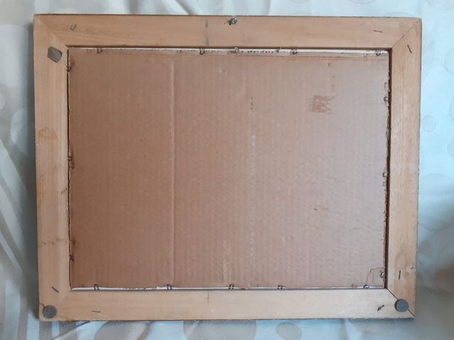 Lámina antigua enmarcada