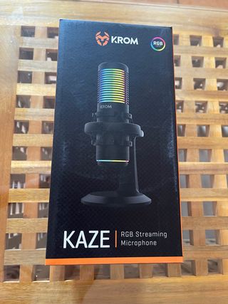 Micrófono Krom Kaze RGB - Streaming