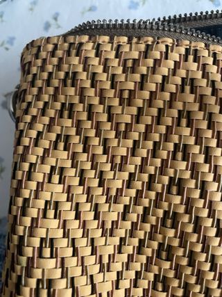 Bolso Bimba y Lola beige y blanco