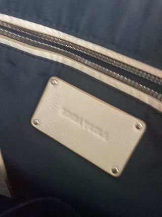 Bolso Bimba y Lola beige y blanco