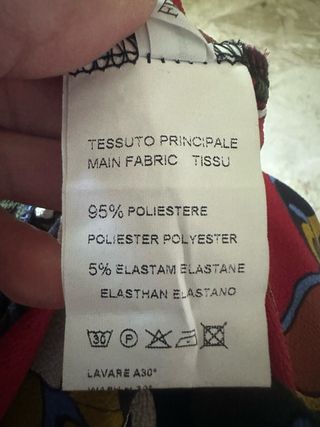 Pantaloni ampi floreali - Tg 46.