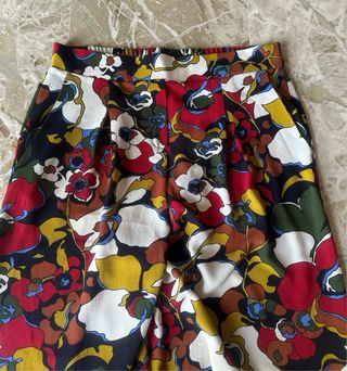 Pantaloni ampi floreali - Tg 46.