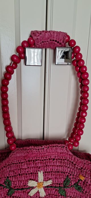 Bolso Cap&Cap fucsia tejido a mano.