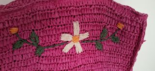 Bolso Cap&Cap fucsia tejido a mano.