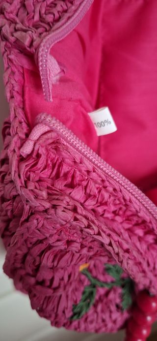 Bolso Cap&Cap fucsia tejido a mano.