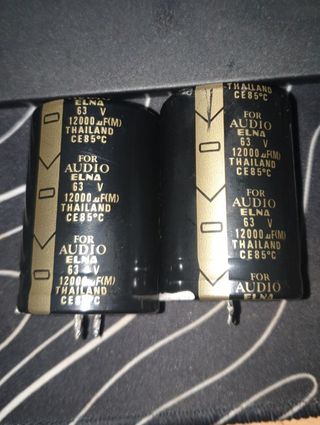 Condensadores electrolíticos Elna 63v 12000uF