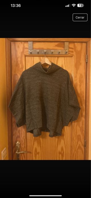 Poncho marrón Monisqui talla única