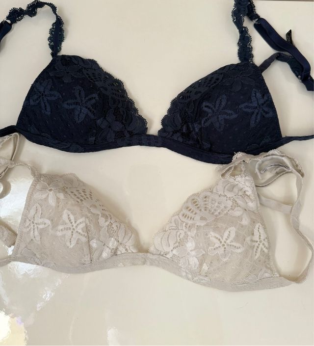 2 reggiseni La Perla pizzo tg 2