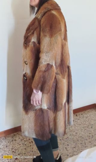 Pelliccia marrone vintage