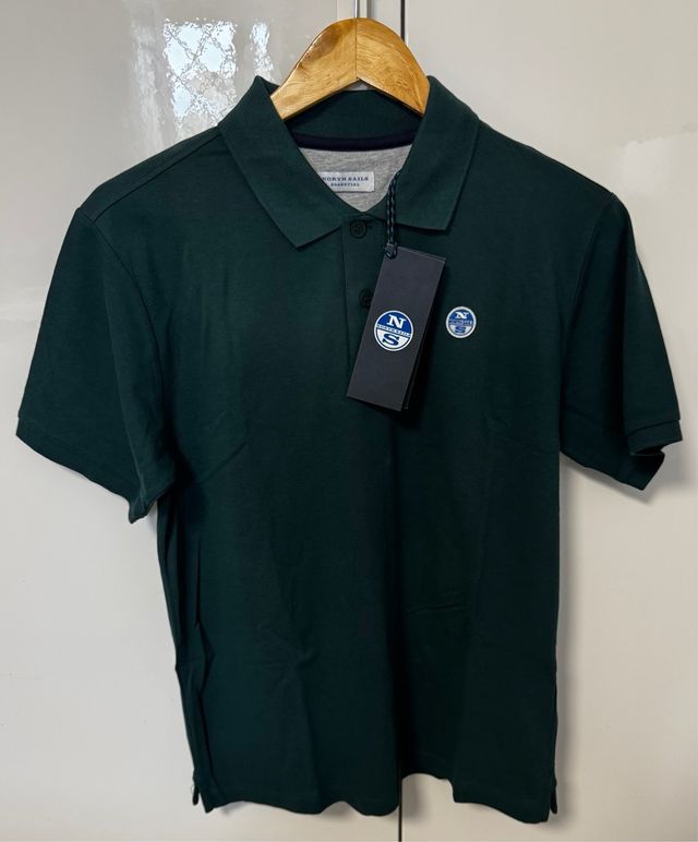 Polo North Sails verde oliva