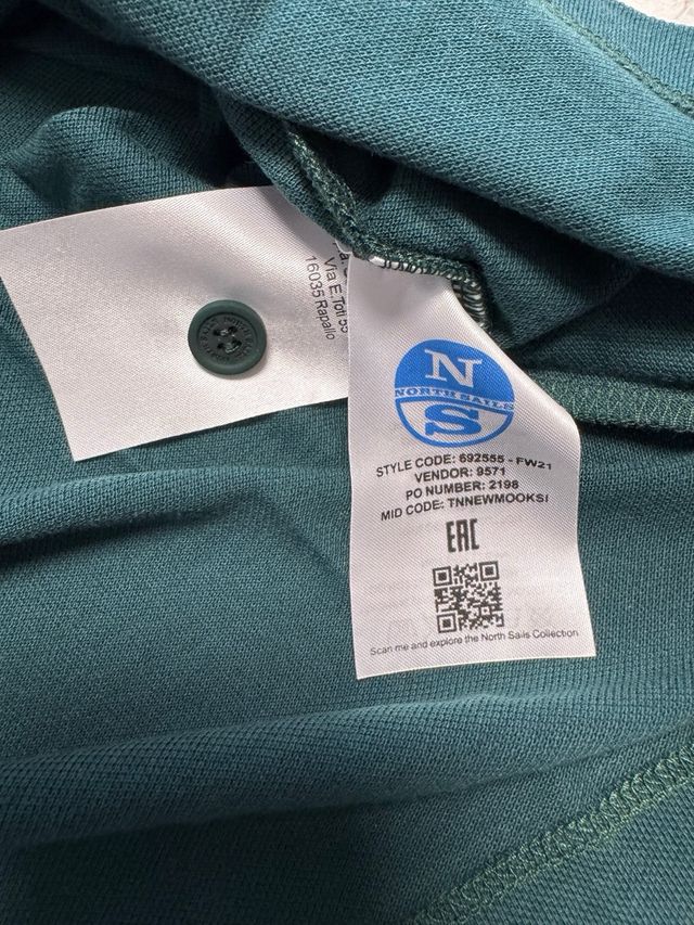 Polo North Sails verde oliva