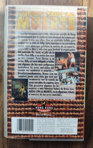 Película VHS Bruce Lee