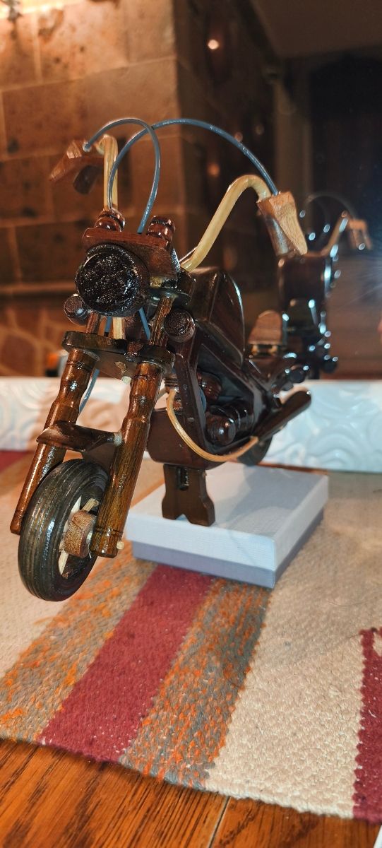 Modellismo Statico Harley Cm 28 Vintage in legno