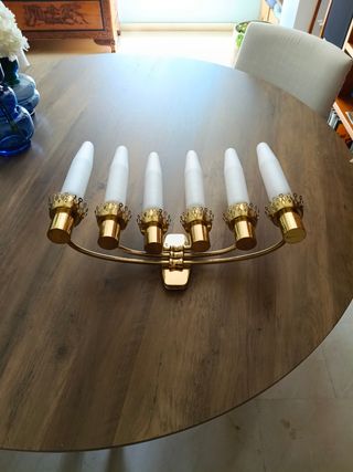 Lampara pared antigua