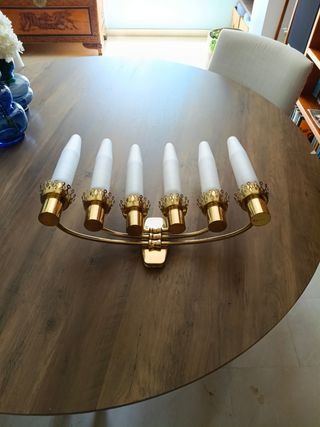 Lampara pared antigua