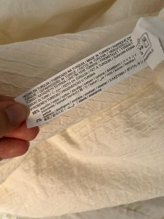 Funda edredón textura  algodón percal