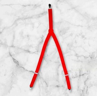 Tirantes rojos elásticos - Unisex