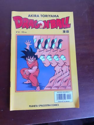 Manga-Comic Dragon ball serie amarilla n 81