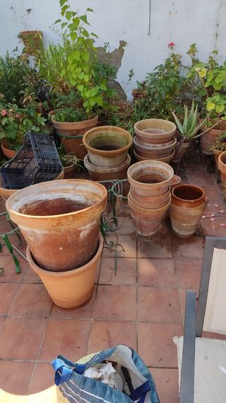 Macetas de barro