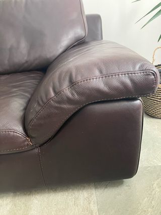 Sofa Natuzzi 3 plazas cuero alta calidad