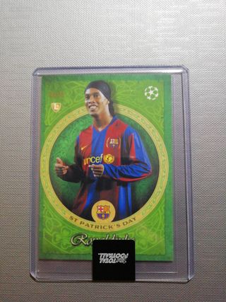 Ronaldinho Barcelona Topps total football 
