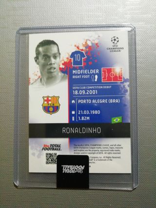 Ronaldinho Barcelona Topps total football 