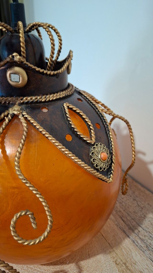 Lámpara vintage naranja