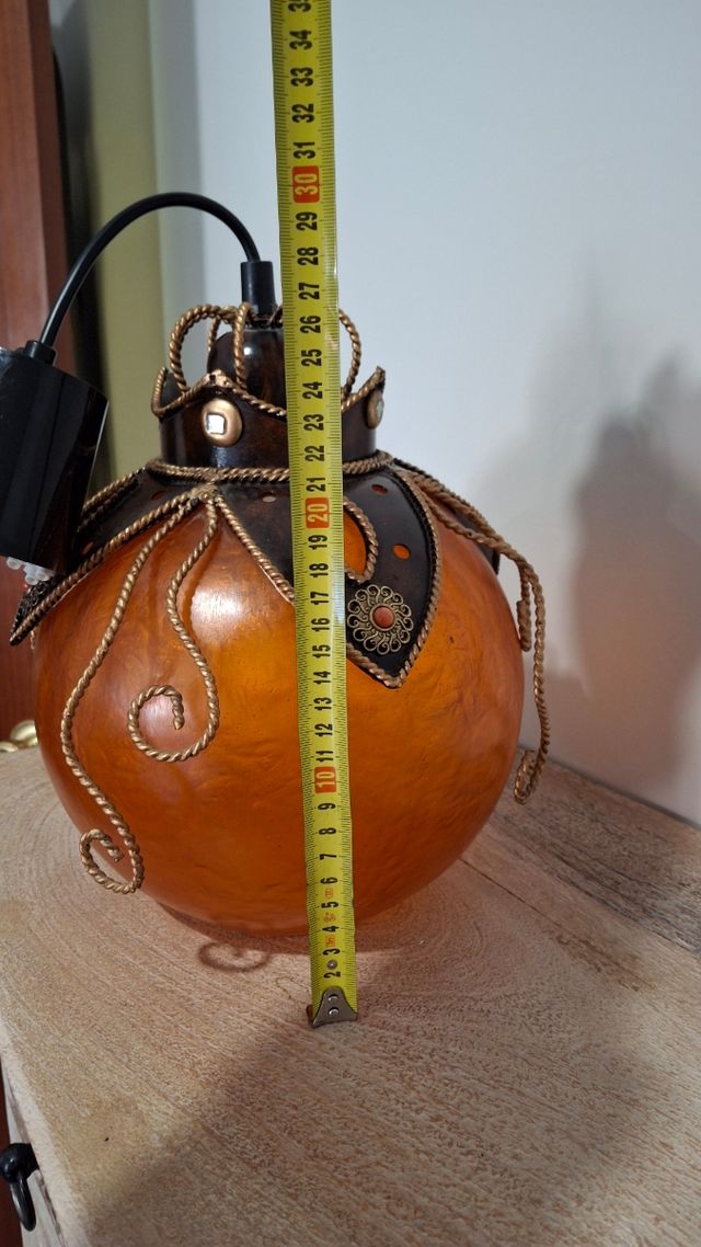 Lámpara vintage naranja